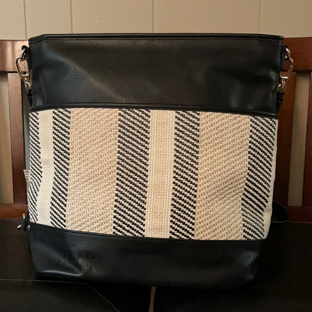 Beis natural convertible backpack tote